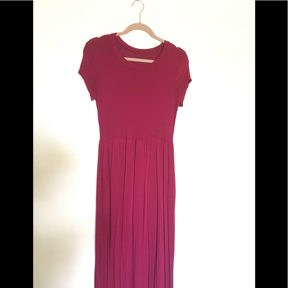 COPY - Burgundy maxi dress